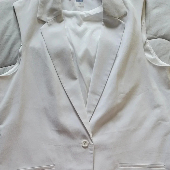 Nwt Peter nygard white jacket blazers  size 14 - Picture 1 of 8